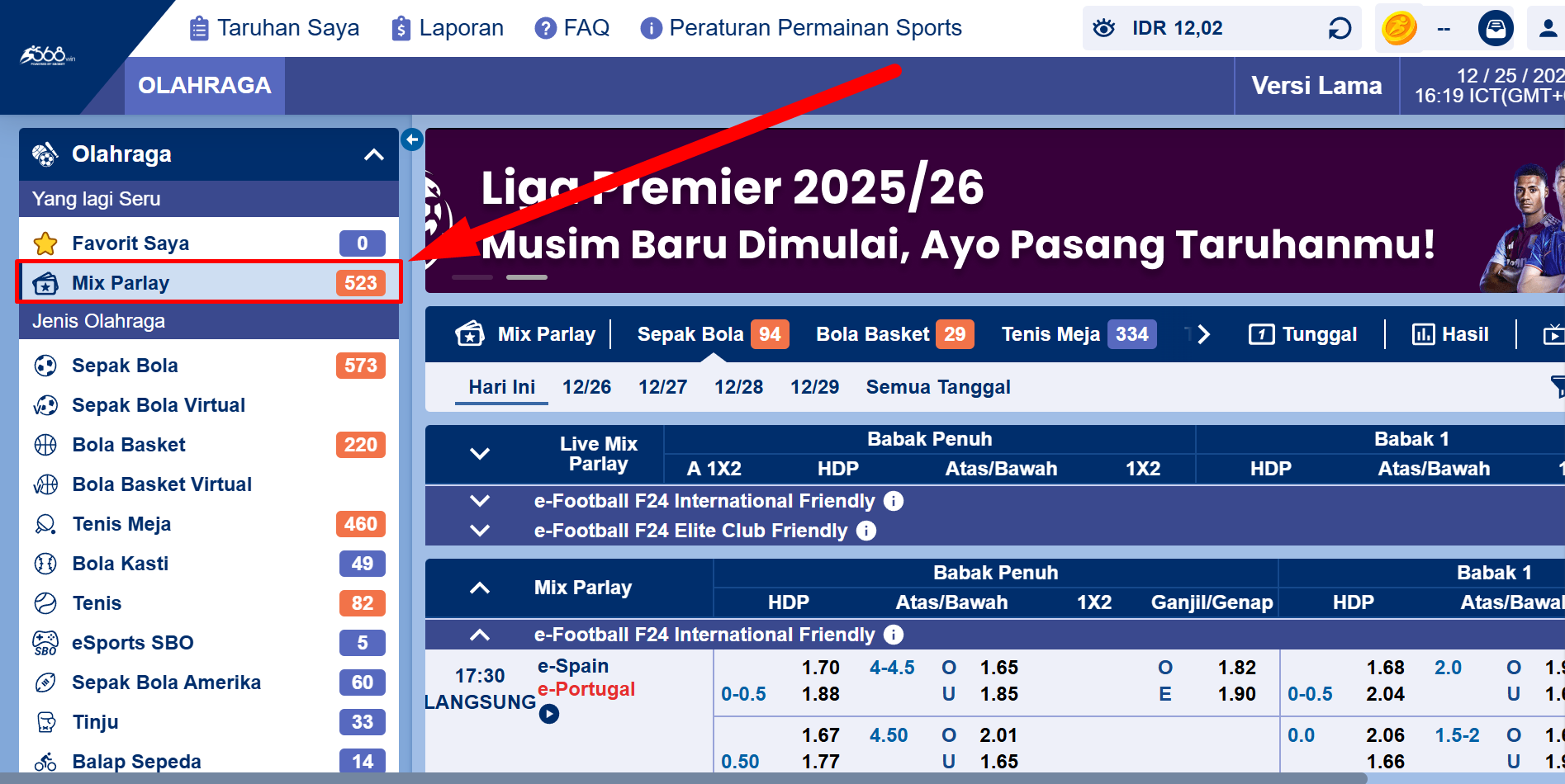 SBOMAXX - Panduan Cara Bermain Mix Parlay di SBOBET untuk Pemula