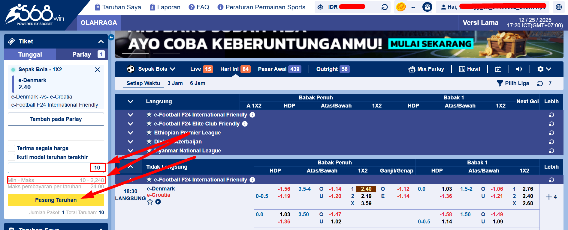 Panduan Cara Bermain 1x2 di SBOBET untuk Pemula