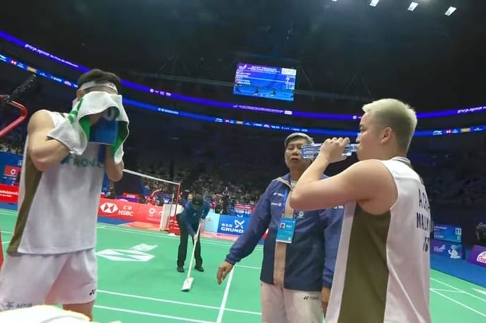 Herry IP Tetap Tenangkan Situasi Saat Fajar/Fikri dan Sabar/Reza Berulang Kali Menjadi Batu Sandungan, Ganda Putra Malaysia Dinilai Masih Aman