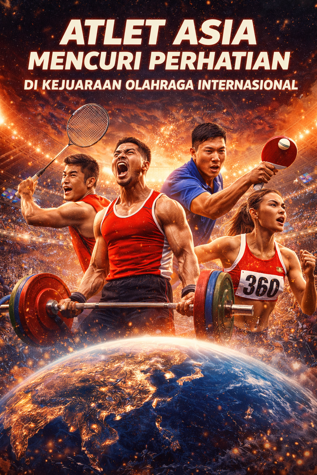 Atlet Asia Mencuri Perhatian di Kejuaraan Olahraga Internasional