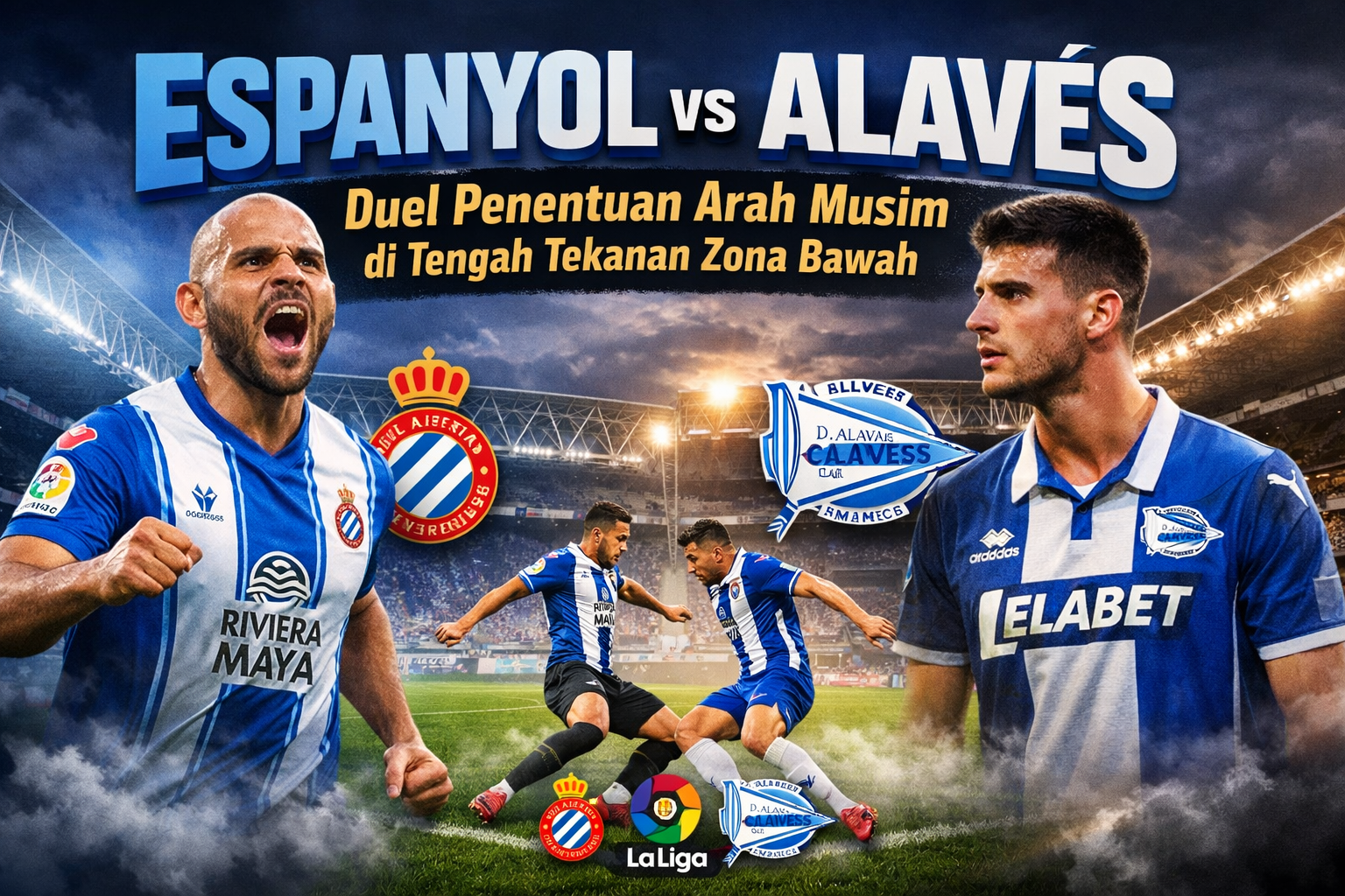 Espanyol vs Alavés: Duel Penentuan Arah Musim di Tengah Tekanan Zona Bawah