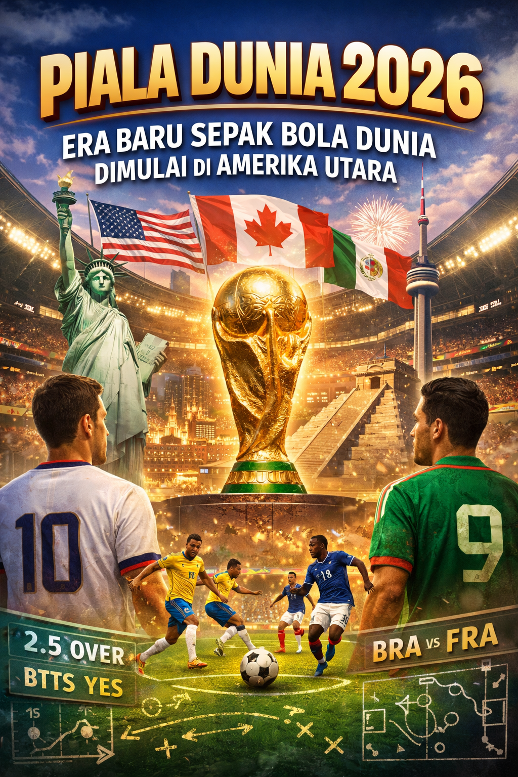 Piala Dunia 2026: Era Baru Sepak Bola Dunia Dimulai di Amerika Utara