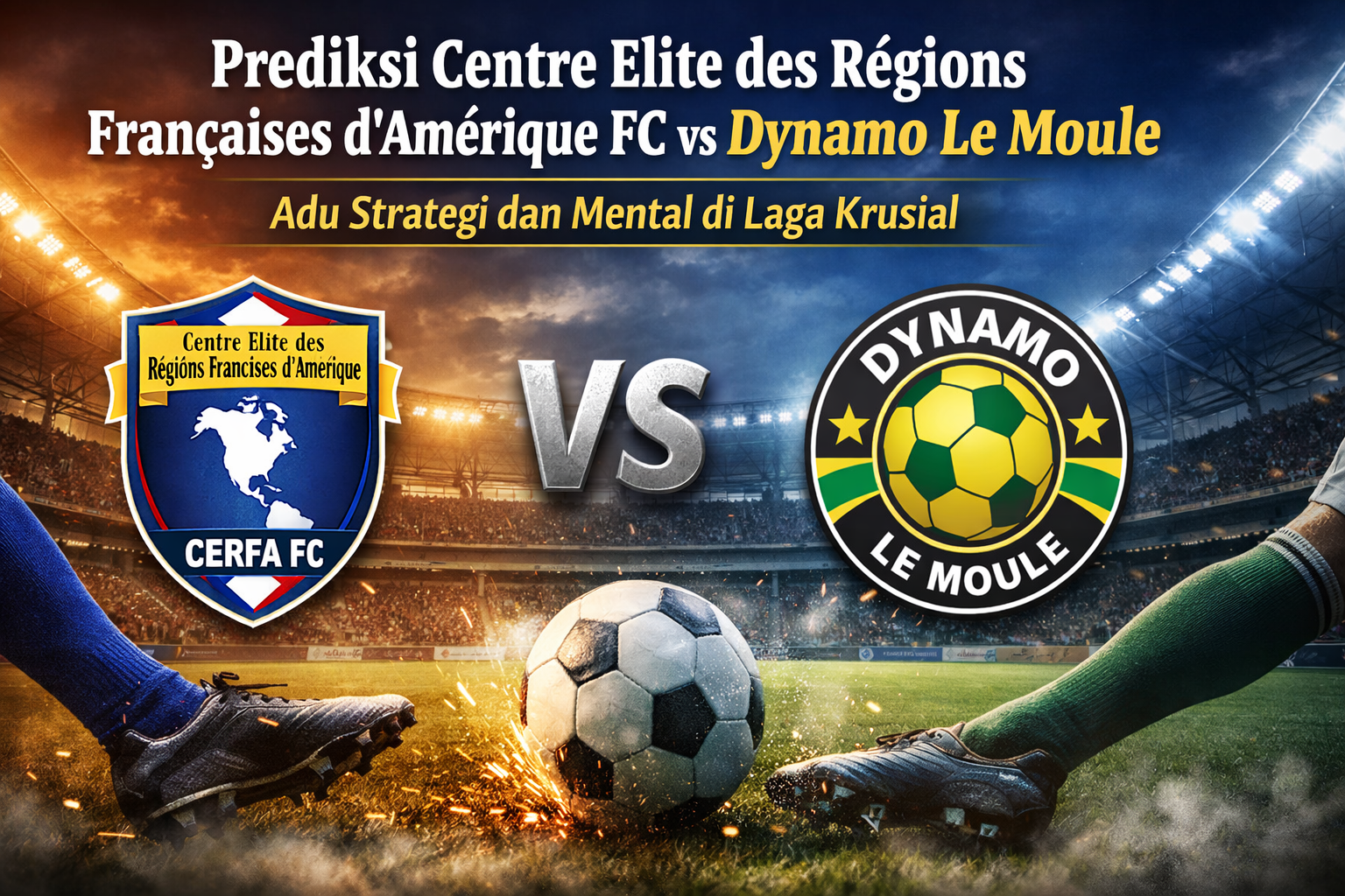Prediksi Centre Elite des Régions Françaises d’Amérique FC vs Dynamo Le Moule: Adu Strategi dan Mental di Laga Krusial