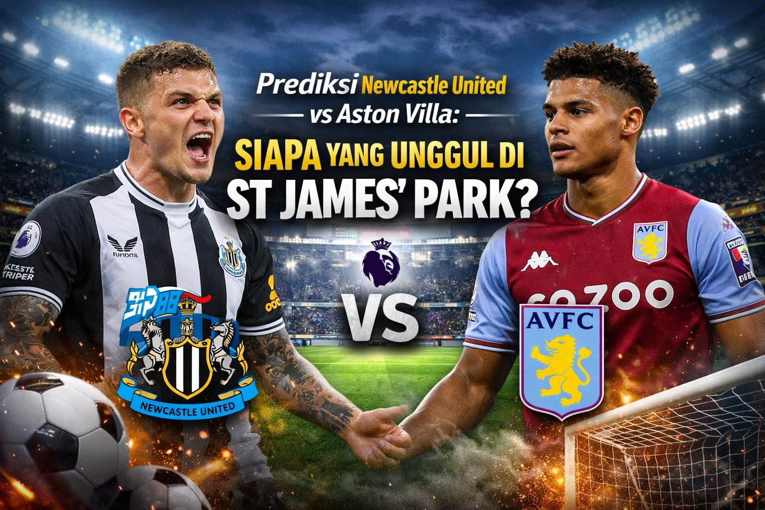 Prediksi Newcastle United vs Aston Villa: Siapa yang Unggul di St James’ Park?