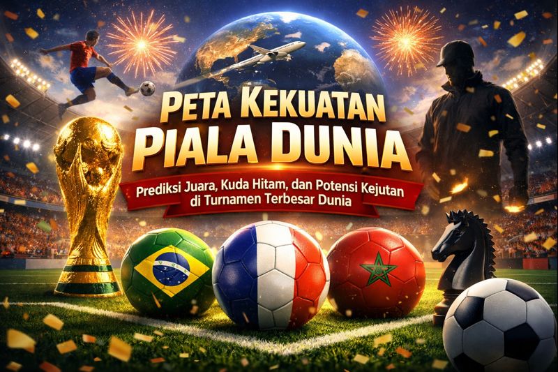 Peta Kekuatan Piala Dunia: Prediksi Juara, Kuda Hitam, dan Potensi Kejutan di Turnamen Terbesar Dunia