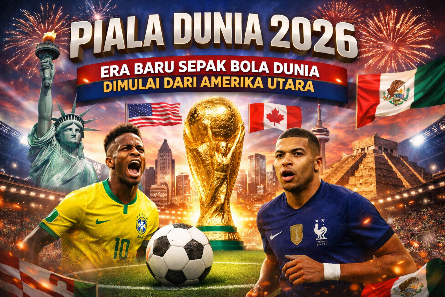 Piala Dunia 2026: Era Baru Sepak Bola Dunia Dimulai dari Amerika Utara