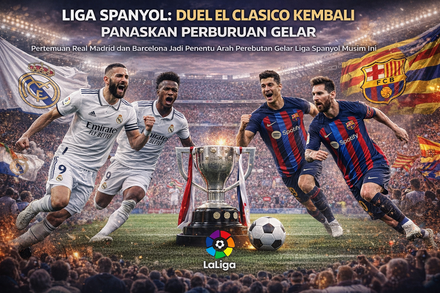 Liga Spanyol: Duel El Clasico Kembali Panaskan Perburuan Gelar