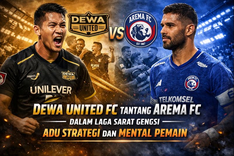 Dewa United FC Tantang Arema FC dalam Laga Sarat Gengsi, Adu Strategi dan Mental Pemain