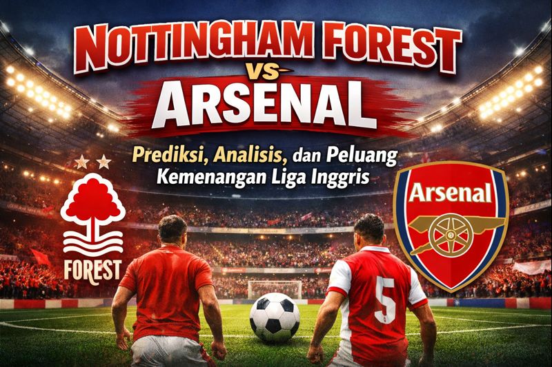 Nottingham Forest vs Arsenal: Prediksi, Analisis, dan Peluang Kemenangan Liga Inggris