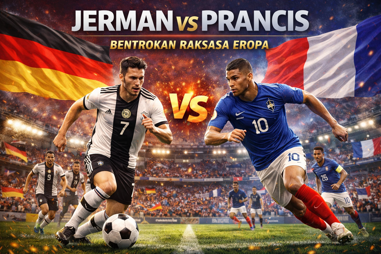 Jerman vs Prancis: Bentrokan Raksasa Eropa