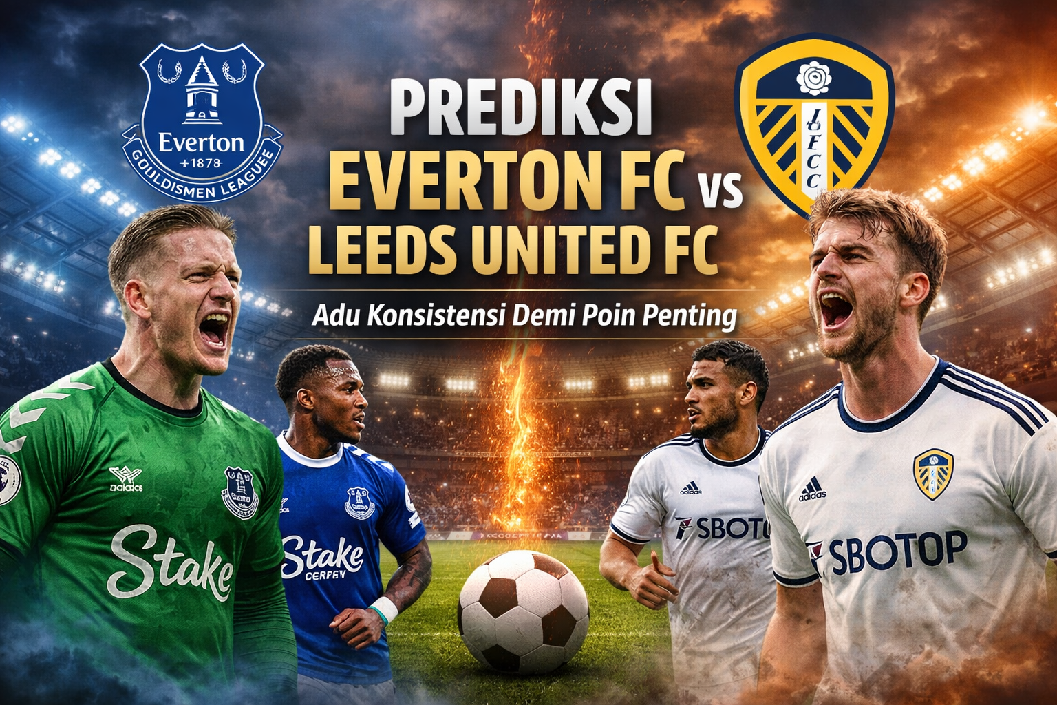 Prediksi Everton FC vs Leeds United FC: Adu Konsistensi Demi Poin Penting