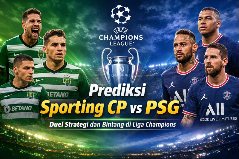 Prediksi Menarik: Sporting CP vs PSG, Duel Strategi di Liga Champions