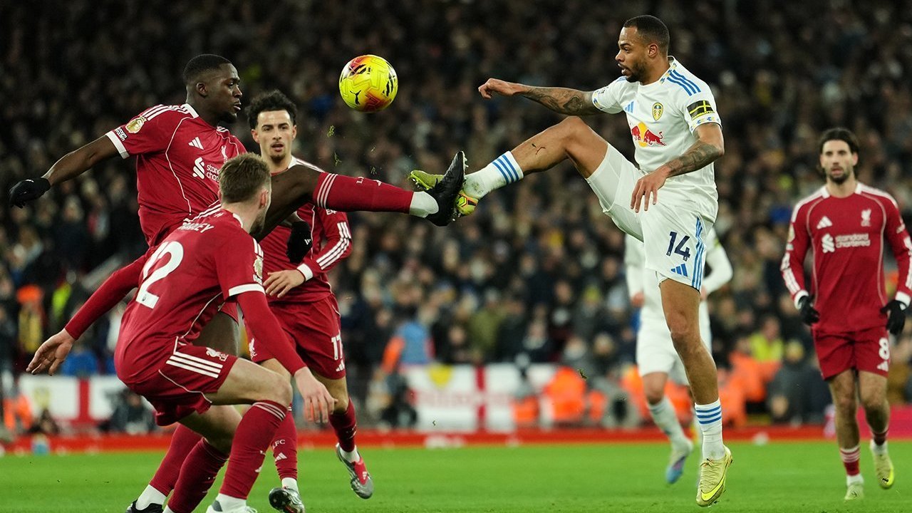 Hasil Liverpool vs Leeds United: Dominasi The Reds Berujung Skor Imbang di Anfield