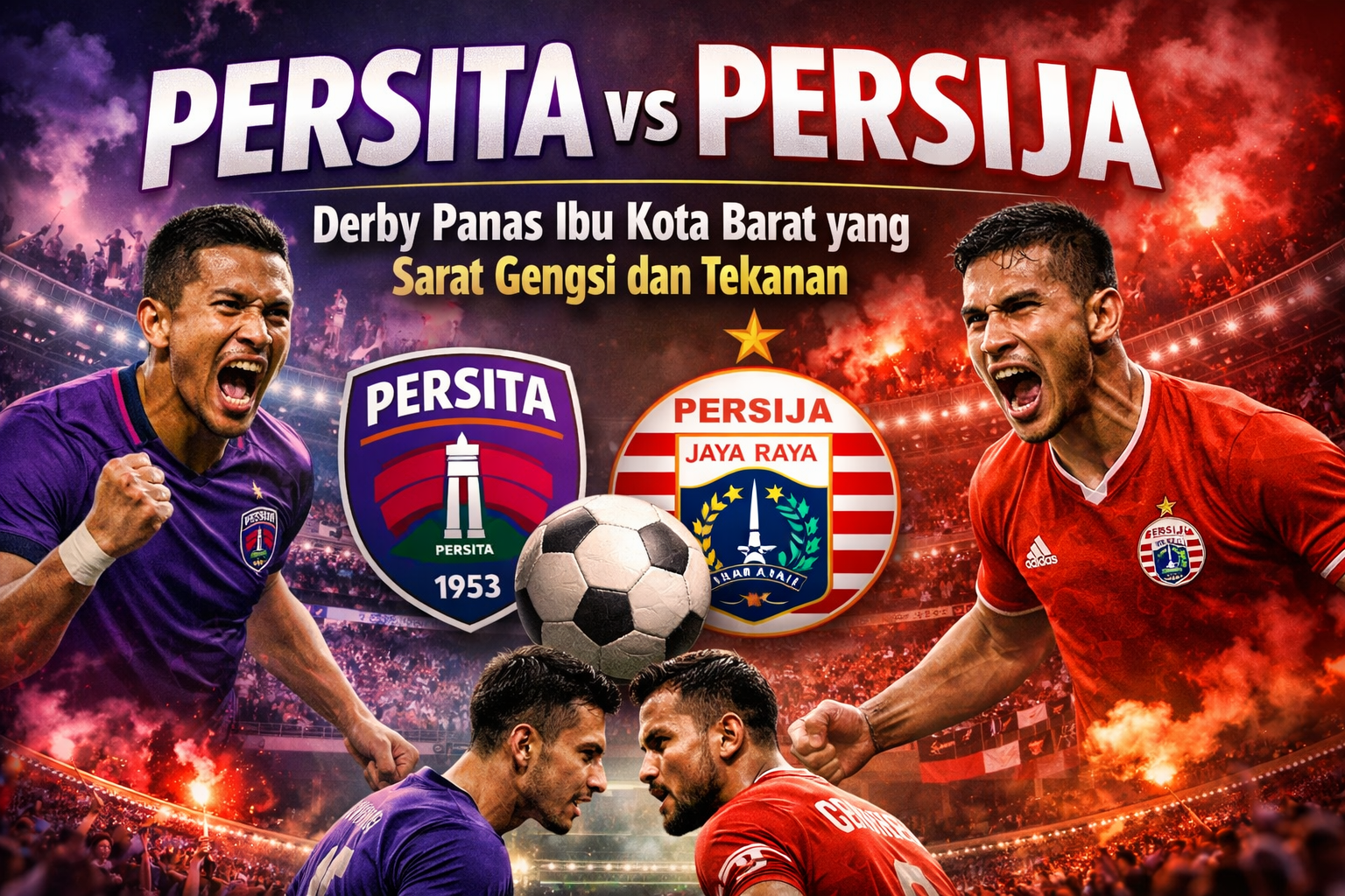 Persita vs Persija: Derby Panas Ibu Kota Barat yang Sarat Gengsi dan Tekanan