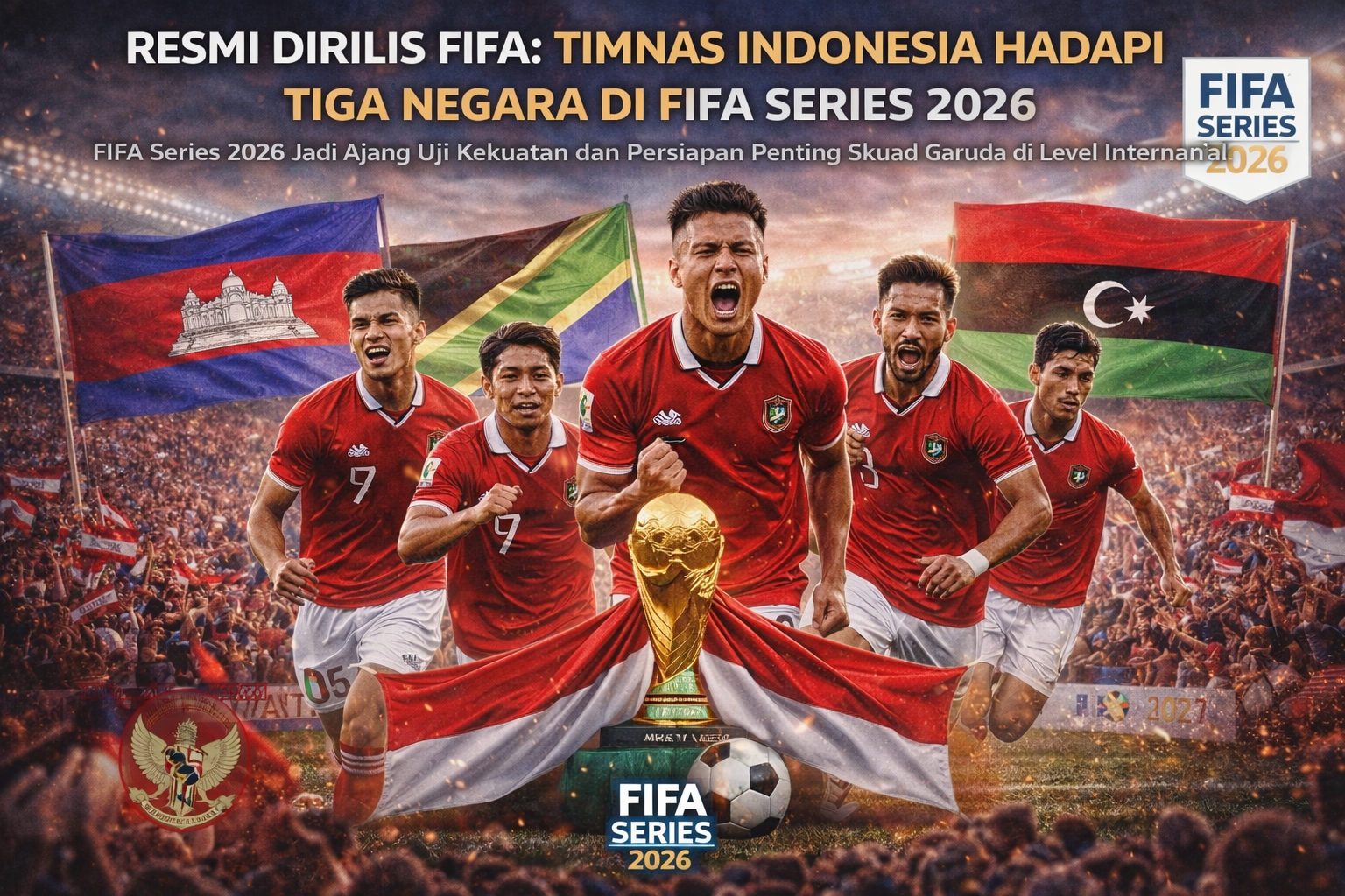 Resmi Dirilis FIFA! Timnas Indonesia Hadapi Tiga Negara di FIFA Series 2026