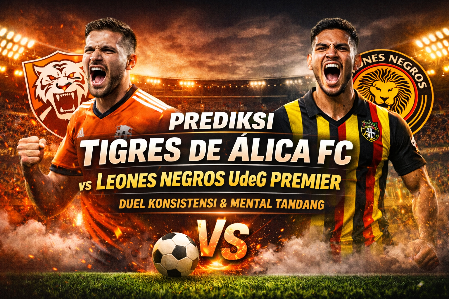Prediksi Tigres de Álica FC vs Leones Negros UdeG Premier: Duel Konsistensi dan Mental Tandang