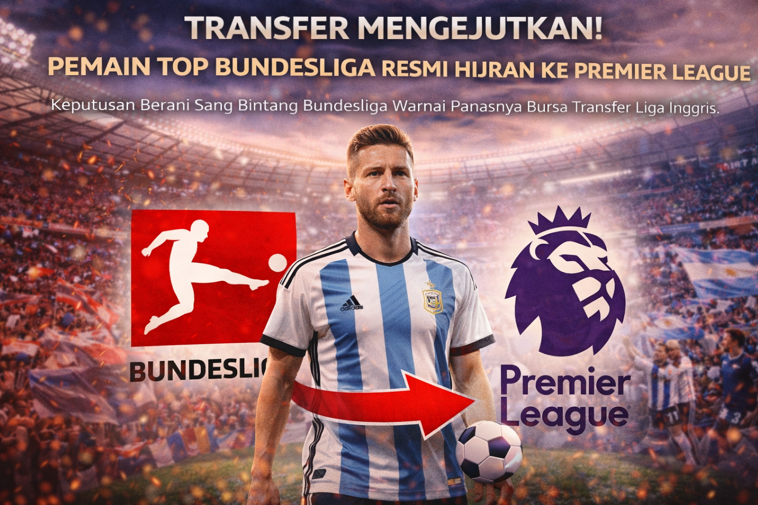 Transfer Mengejutkan! Pemain Top Bundesliga Resmi Hijrah ke Premier League