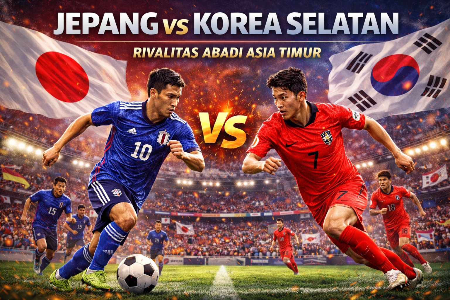 Jepang vs Korea Selatan: Rivalitas Abadi Asia Timur