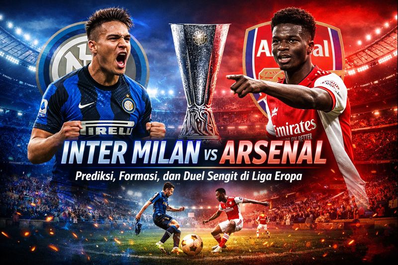 Inter Milan vs Arsenal: Prediksi, Formasi, dan Duel Sengit di Liga Eropa