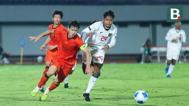 Hasil Uji Coba Internasional: Timnas Indonesia U-17 Tak Mampu Redam Dominasi China, Tumbang 0-7