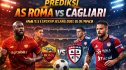 AS Roma Tundukkan Cagliari dalam Duel Sarat Taktik di Olimpico