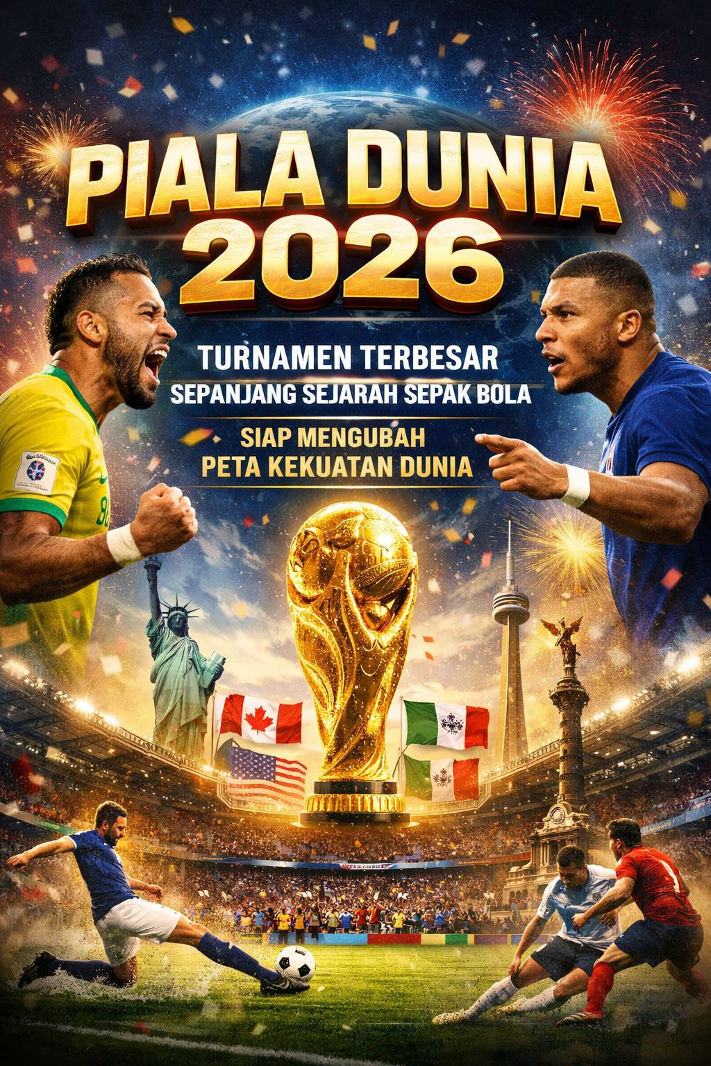 Piala Dunia 2026: Turnamen Terbesar Sepanjang Sejarah Sepak Bola Siap Mengubah Peta Kekuatan Dunia