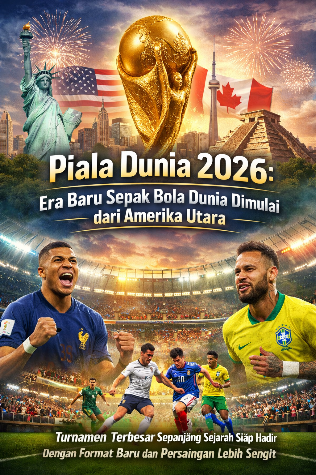 Piala Dunia 2026: Era Baru Sepak Bola Dunia Dimulai dari Amerika Utara