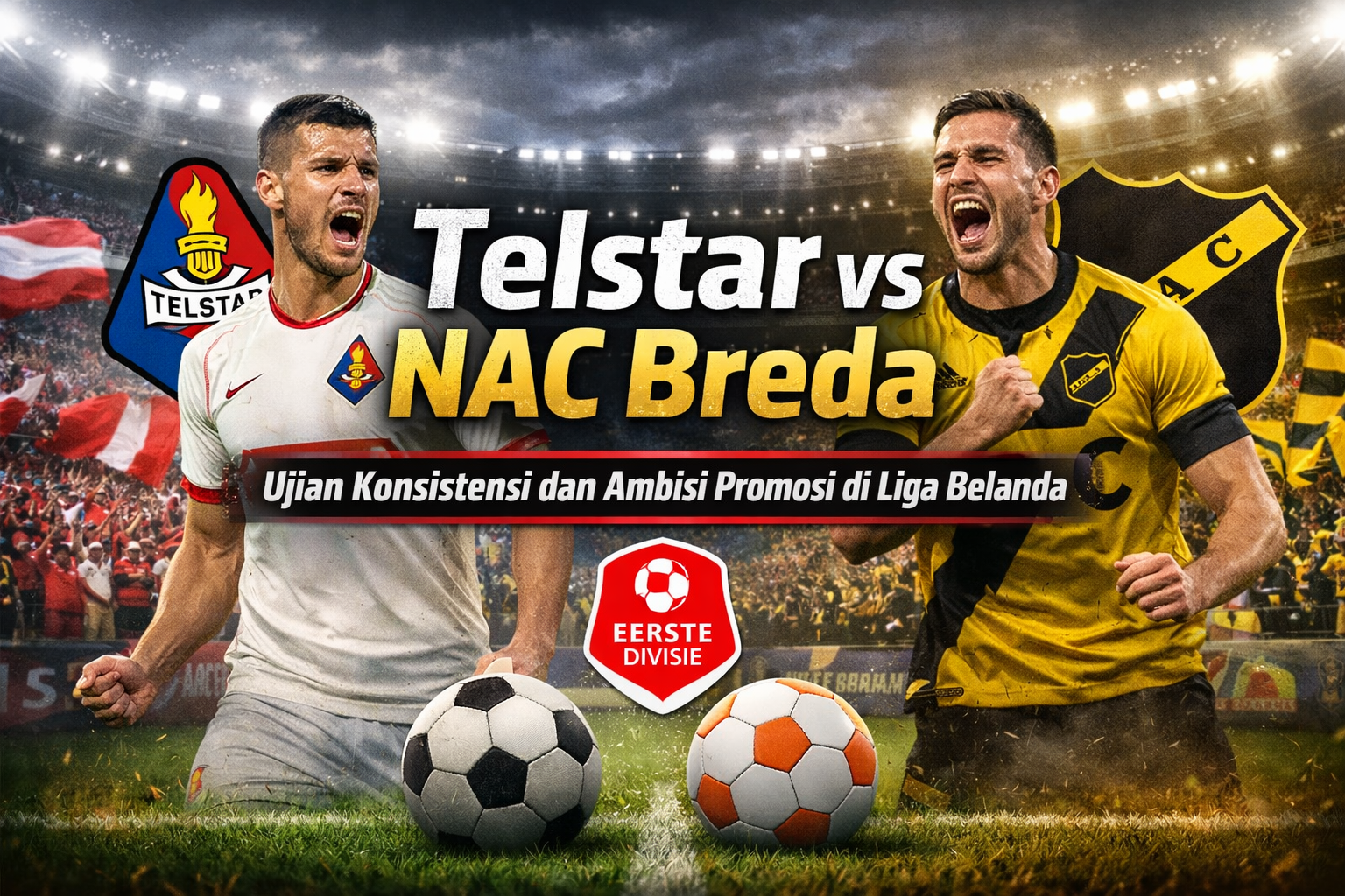 Telstar vs NAC Breda: Ujian Konsistensi dan Ambisi Promosi di Liga Belanda