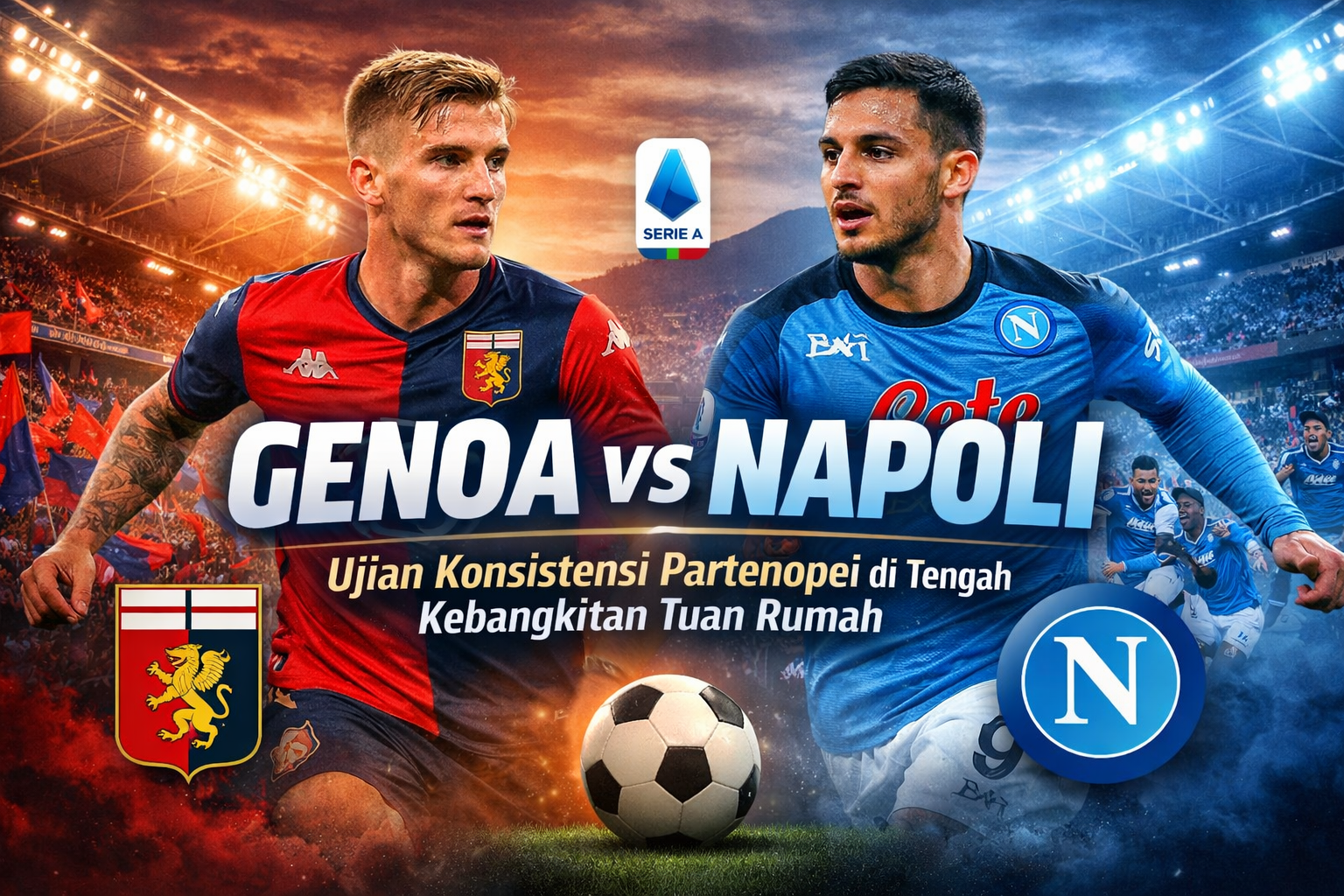 Genoa vs Napoli: Ujian Konsistensi Partenopei di Tengah Kebangkitan Tuan Rumah
