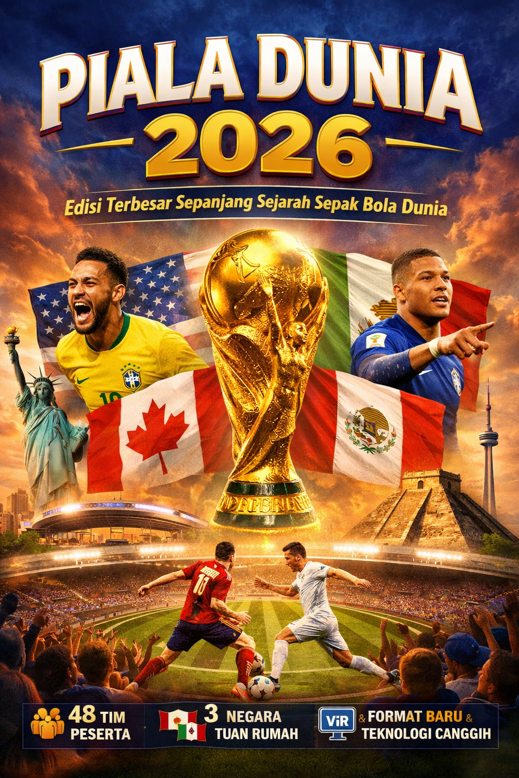 Piala Dunia 2026: Edisi Terbesar Sepanjang Sejarah Sepak Bola Dunia