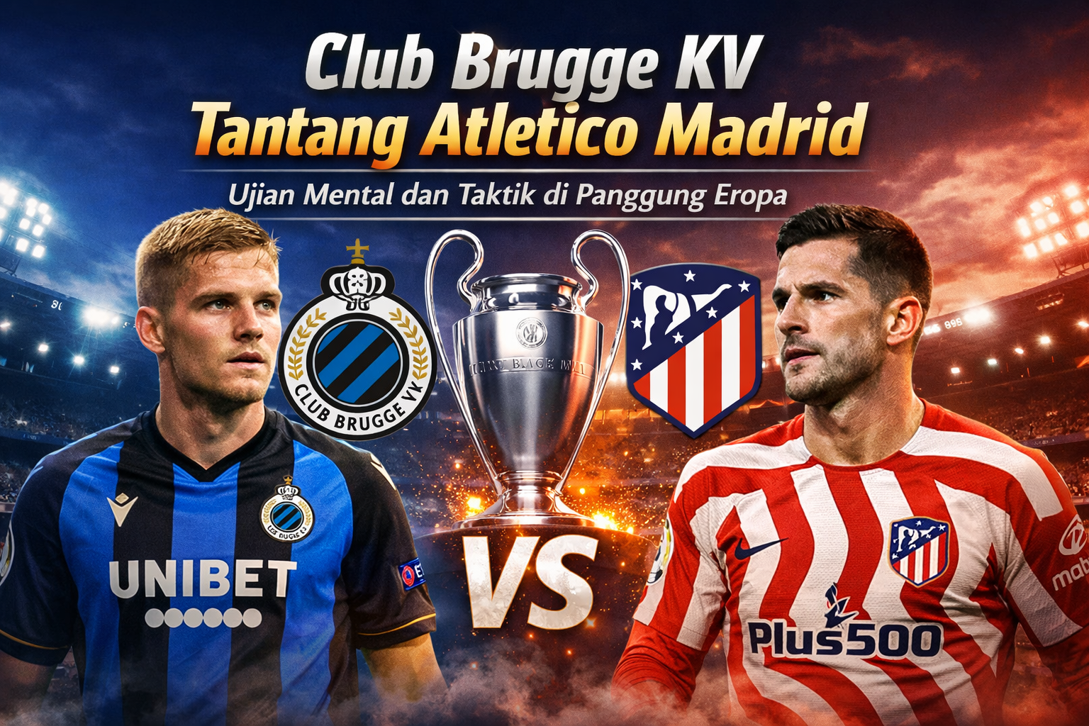 Club Brugge KV Tantang Atletico Madrid: Ujian Mental dan Taktik di Panggung Eropa