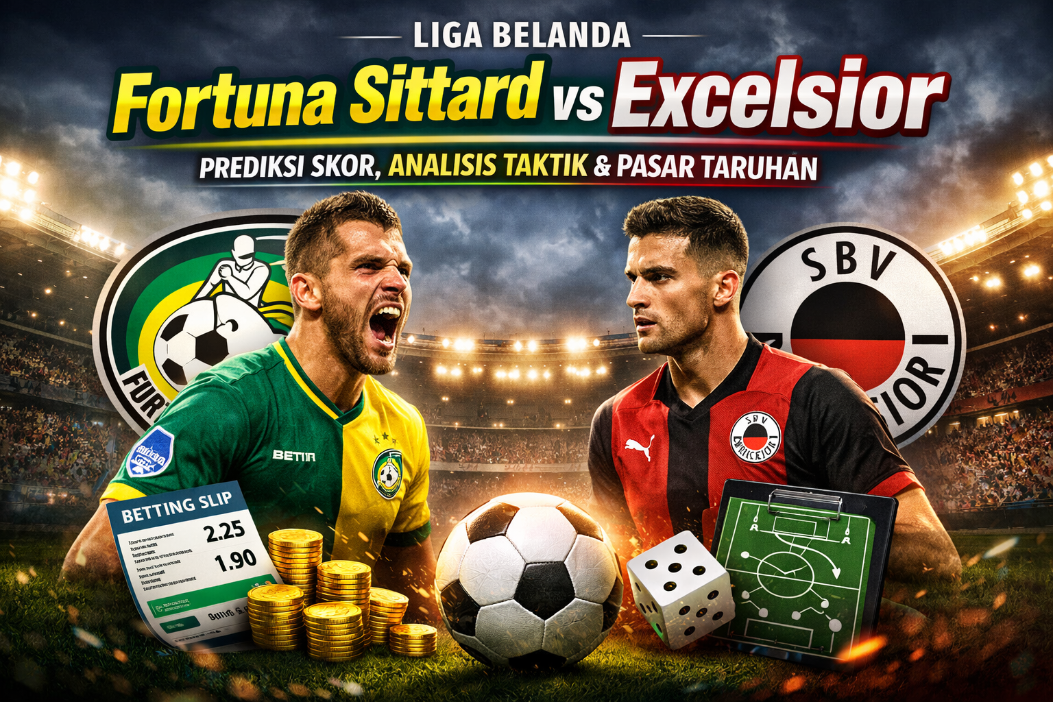 Fortuna Sittard Tundukkan Excelsior dalam Duel Sengit Liga Belanda