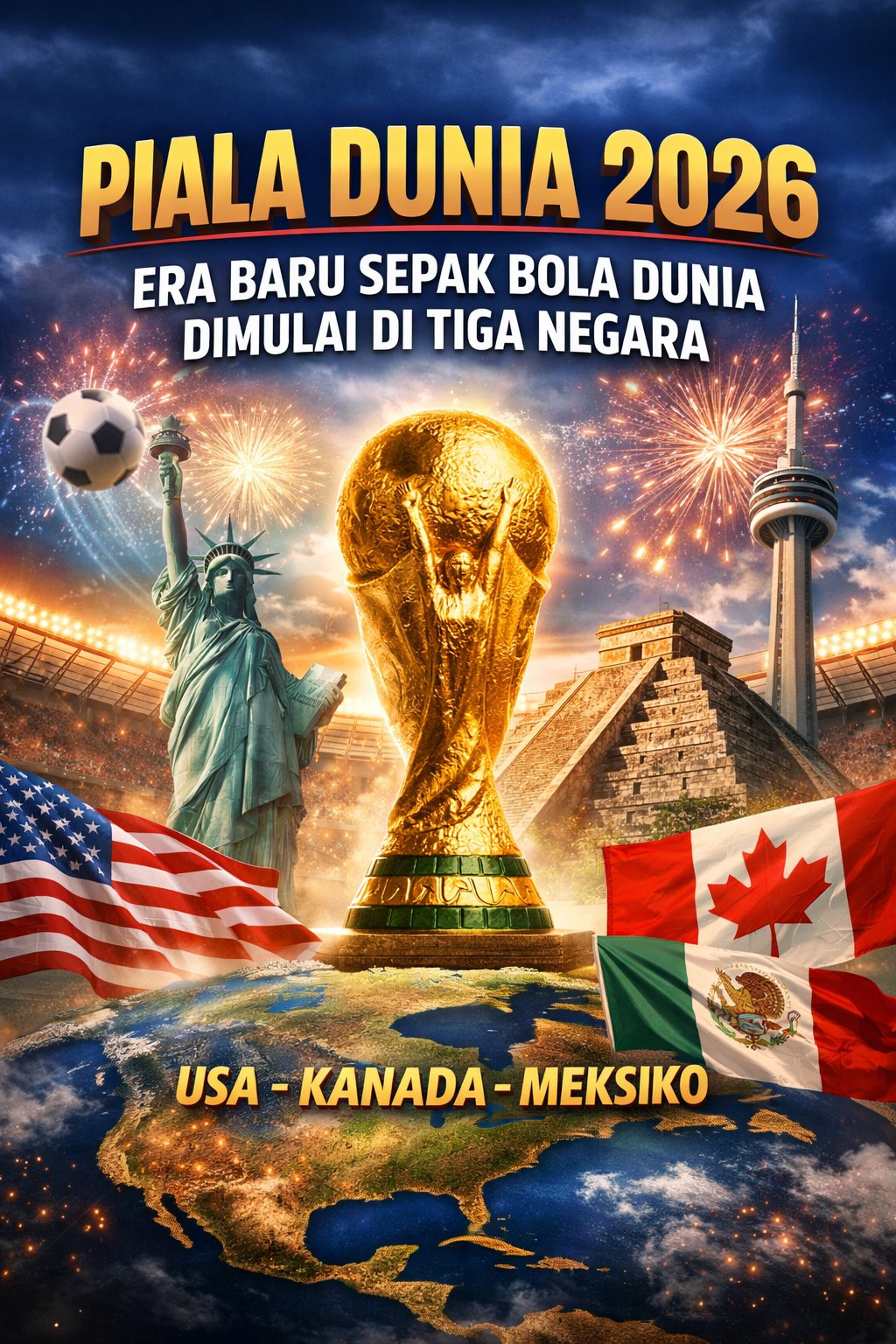 Piala Dunia 2026: Era Baru Sepak Bola Dunia Dimulai di Tiga Negara