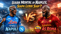 Napoli Tundukkan AS Roma dalam Duel Panas Serie A di Diego Armando Maradona