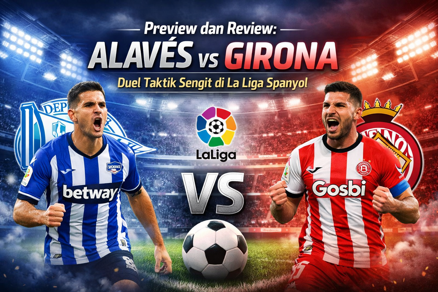 Preview dan Review: Alavés vs Girona – Duel Taktik Sengit di La Liga Spanyol
