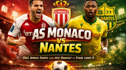 AS Monaco vs Nantes: Duel Ambisi Eropa dan Misi Bangkit di Stade Louis II