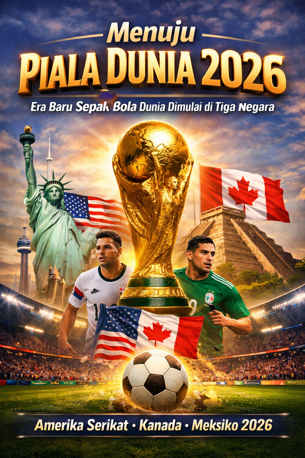 Menuju Piala Dunia 2026: Era Baru Sepak Bola Dunia Dimulai di Tiga Negara