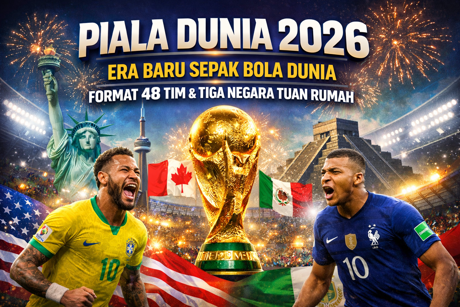 Piala Dunia 2026: Era Baru Sepak Bola Dunia dengan Format 48 Tim dan Tiga Negara Tuan Rumah