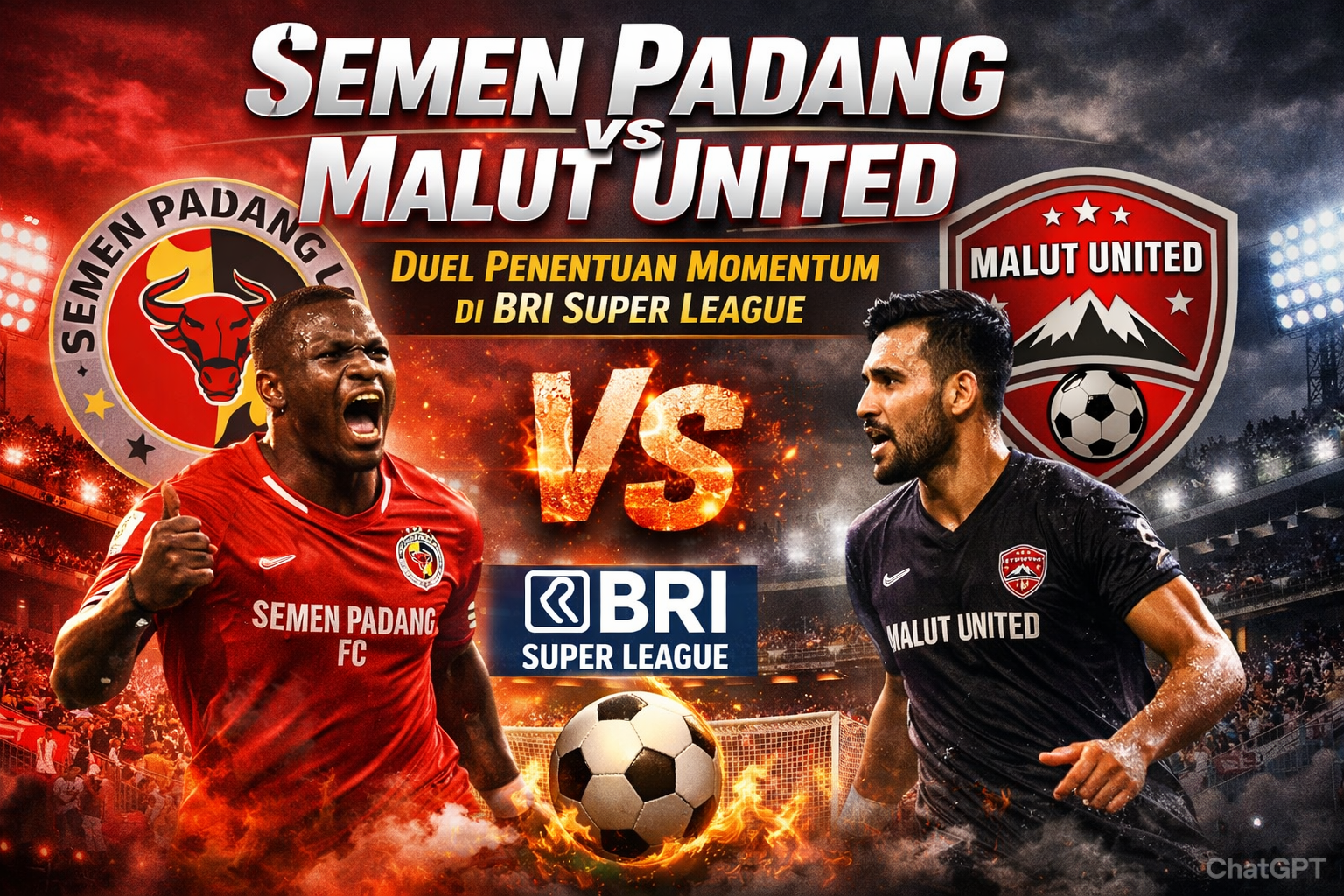 Semen Padang vs Malut United: Duel Sengit di BRI Super League, Kabau Sirah Incar Momentum Kebangkitan