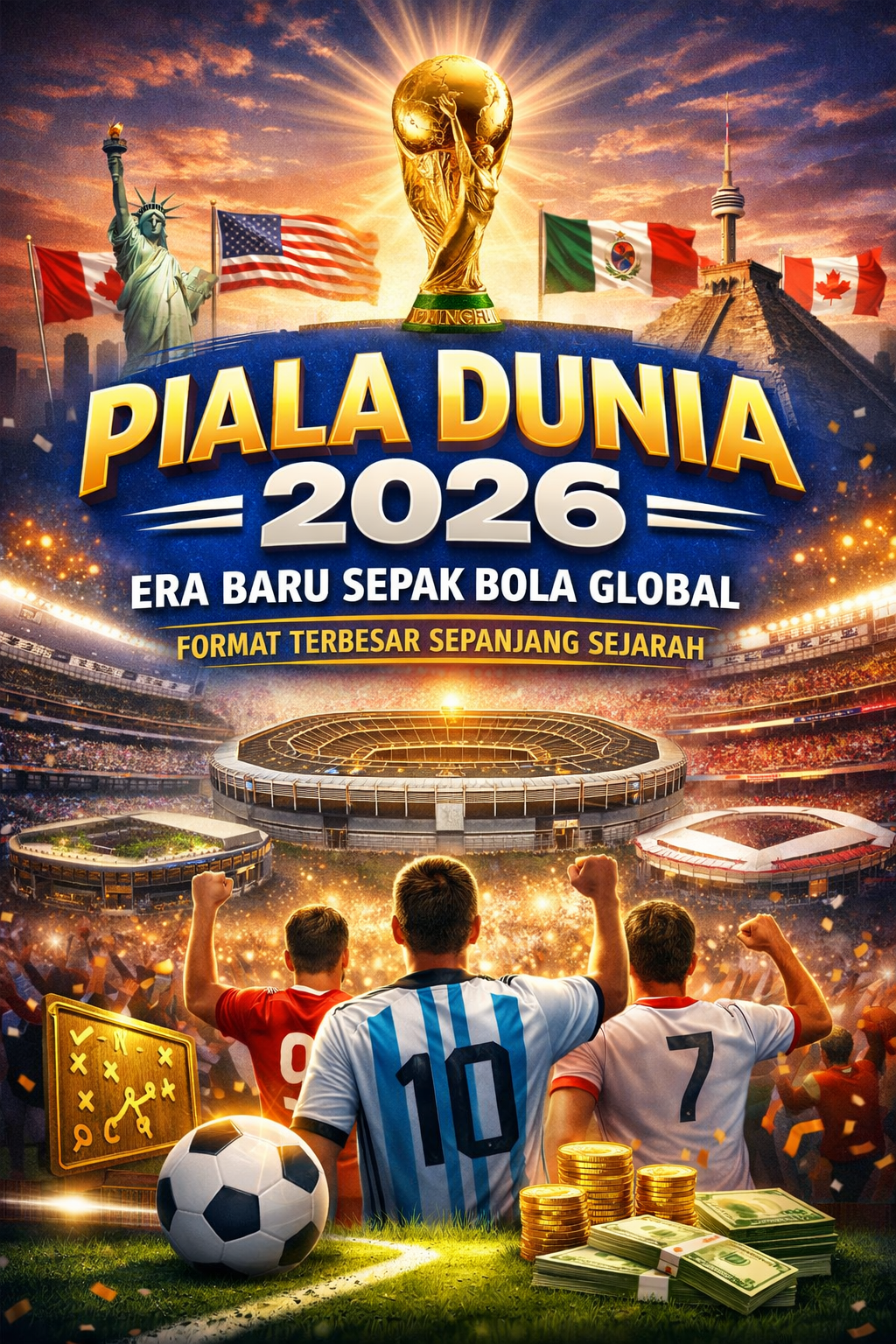 Piala Dunia 2026: Era Baru Sepak Bola Global dengan Format Terbesar Sepanjang Sejarah