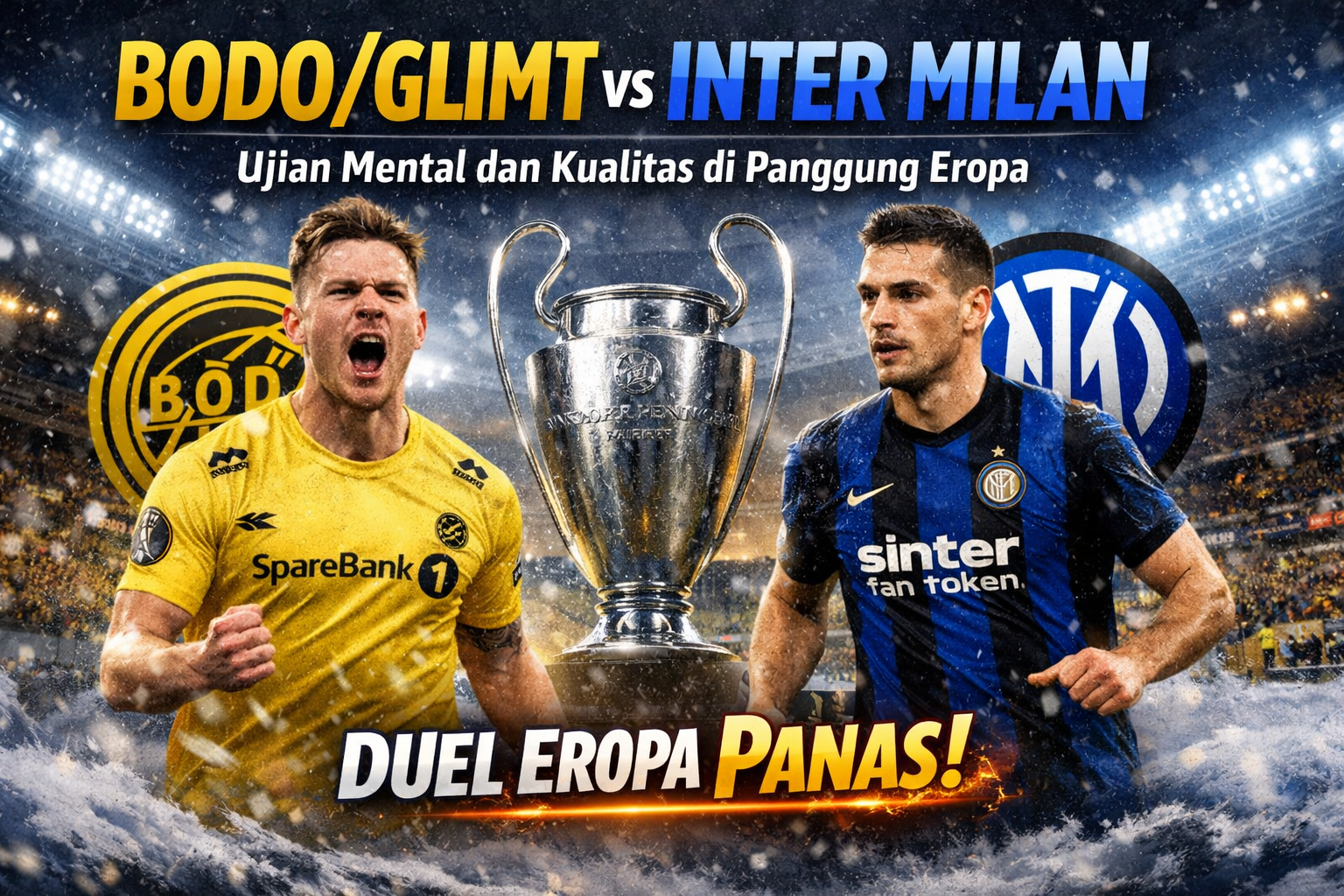 Bodo/Glimt Tantang Inter Milan: Ujian Mental Juara di Tengah Tekanan Eropa