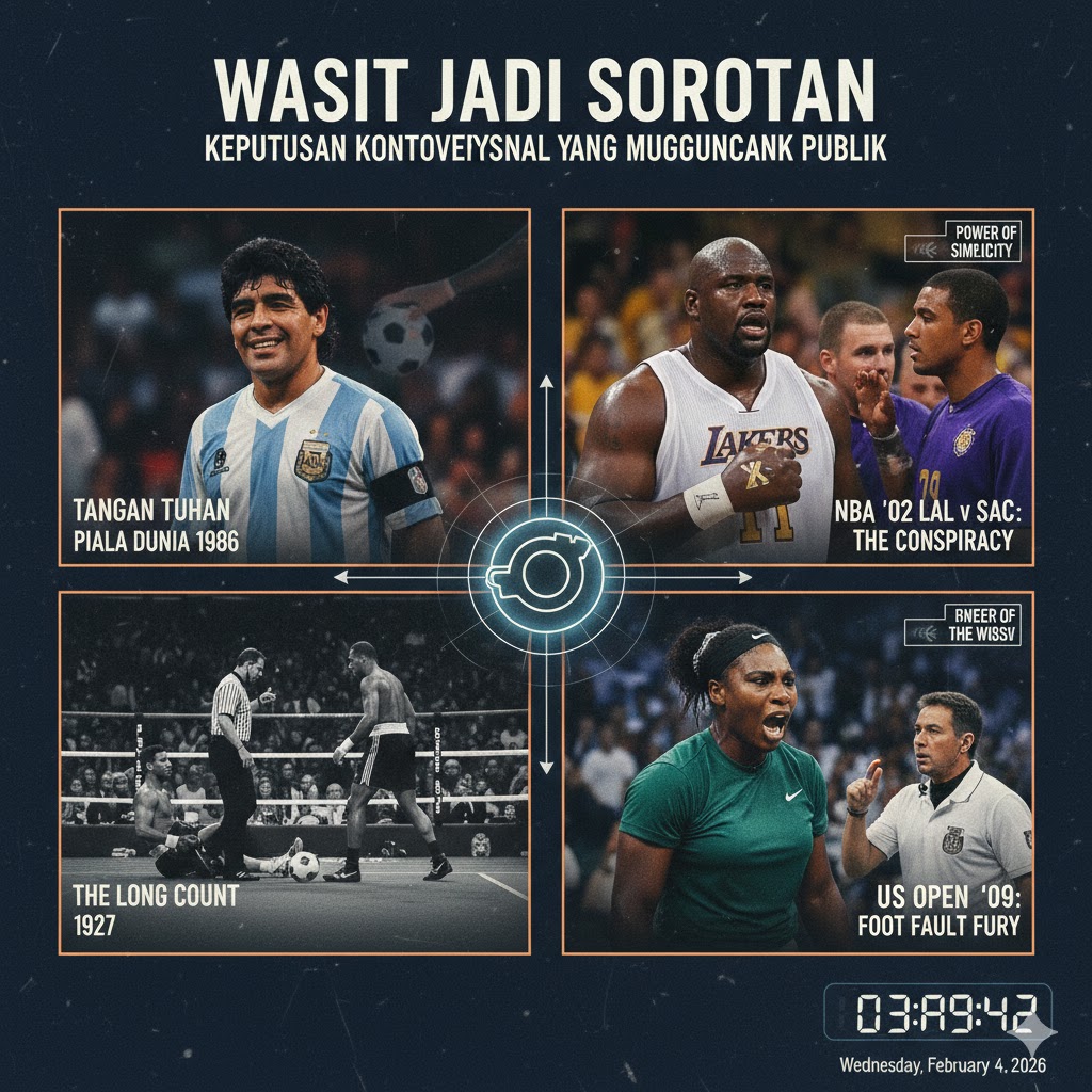 Wasit Jadi Sorotan: Keputusan Kontroversial yang Mengguncang Publik