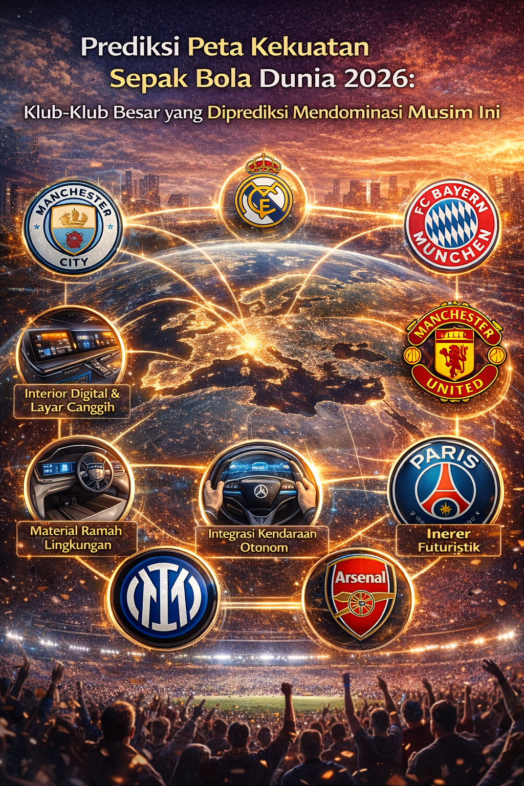 Prediksi Peta Kekuatan Sepak Bola Dunia 2026: Klub-Klub Besar yang Diprediksi Mendominasi Musim Ini