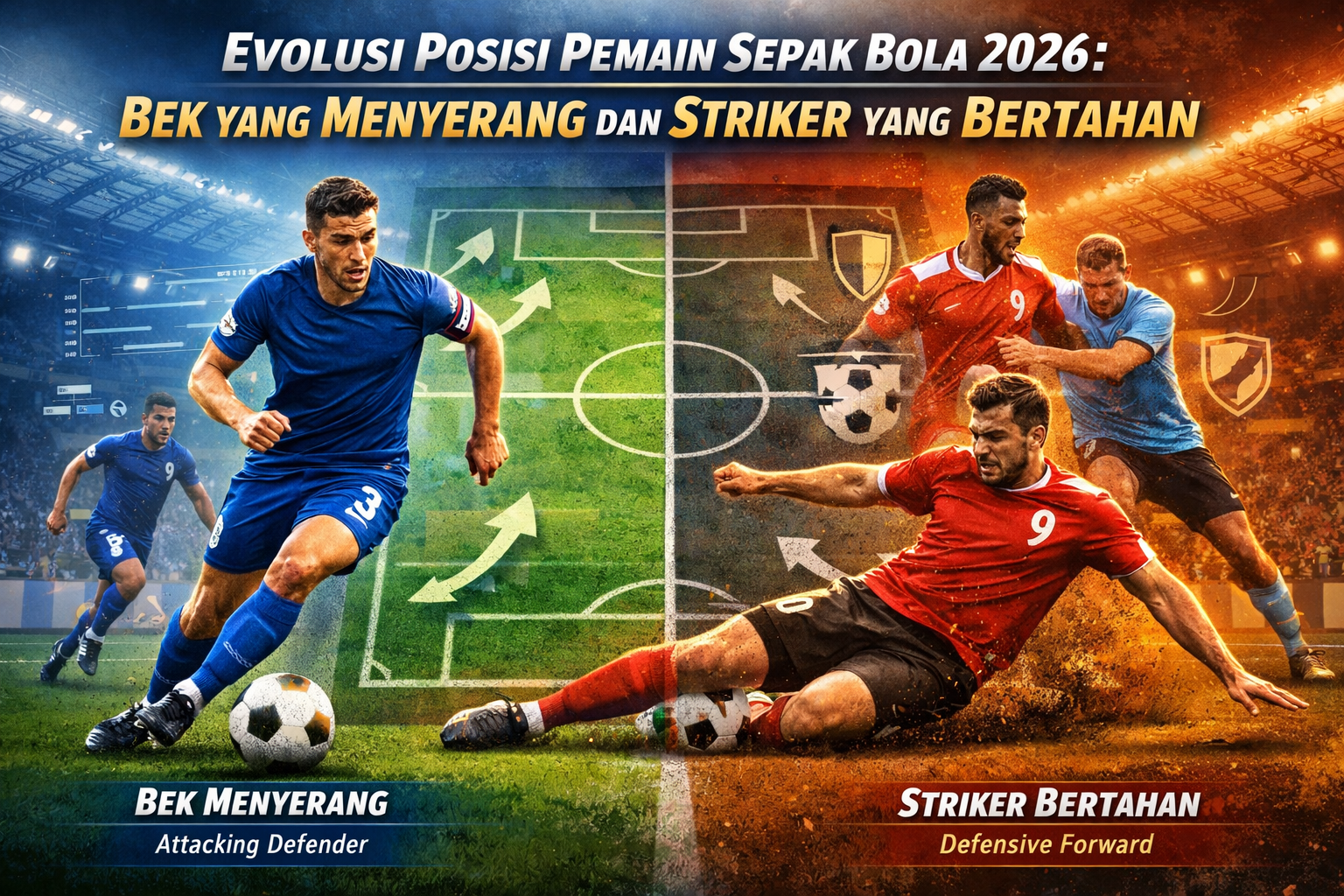 Evolusi Posisi Pemain Sepak Bola 2026: Bek yang Menyerang dan Striker yang Bertahan