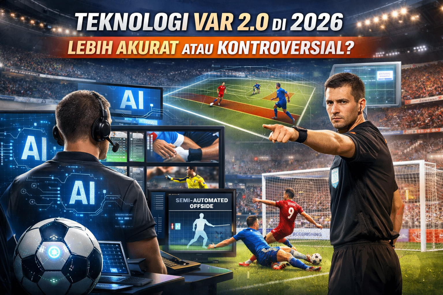 Teknologi VAR 2.0 di 2026: Lebih Akurat atau Justru Kontroversial?