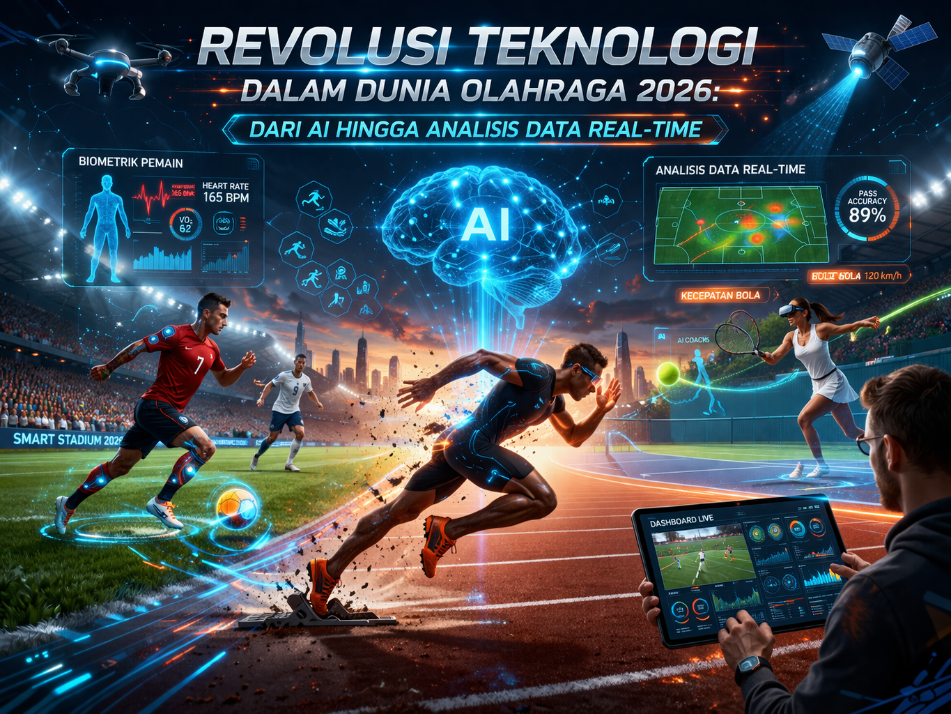 Revolusi Teknologi dalam Dunia Olahraga 2026: Dari AI hingga Analisis Data Real-Time