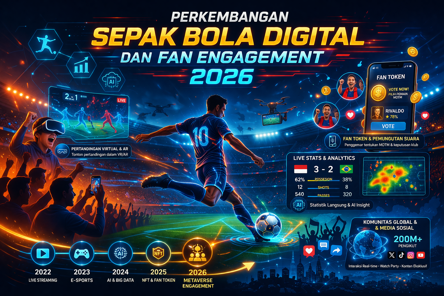 Perkembangan Sepak Bola Digital dan Fan Engagement 2026