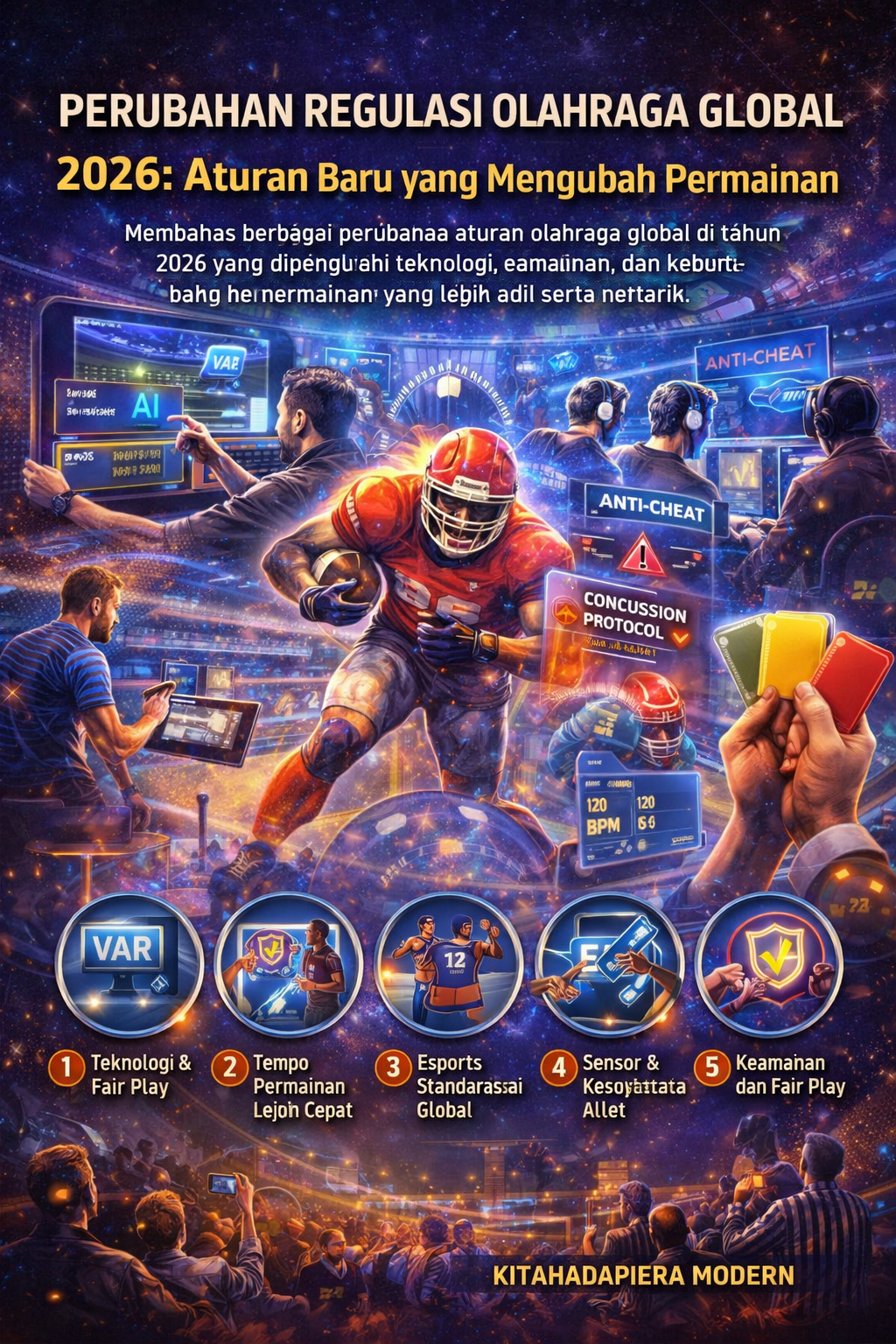 Perubahan Regulasi Olahraga Global 2026: Aturan Baru yang Mengubah Permainan