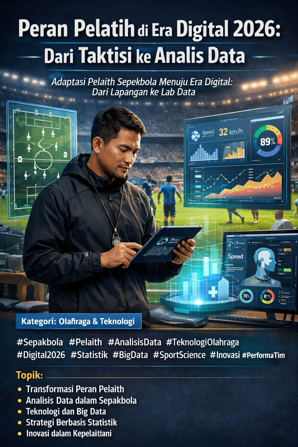 Peran Pelatih di Era Digital 2026: Dari Taktisi ke Analis Data
