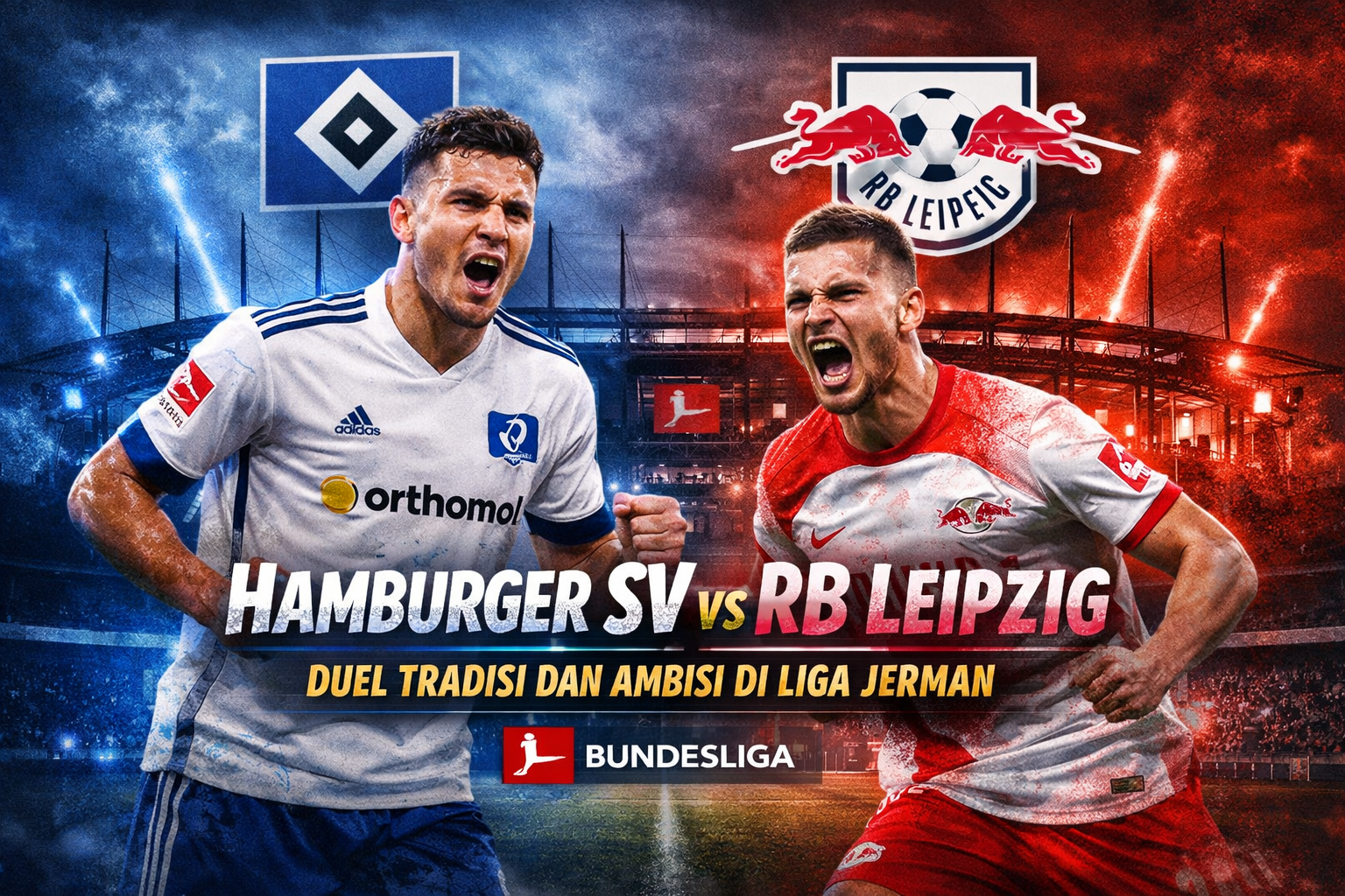 Hamburger SV vs RB Leipzig: Duel Tradisi dan Ambisi di Liga Jerman